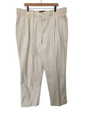 Copper Canyon Khakis Mens 44x32 NWT Pleated Khaki Pants Classic Fit 100% Cotton
